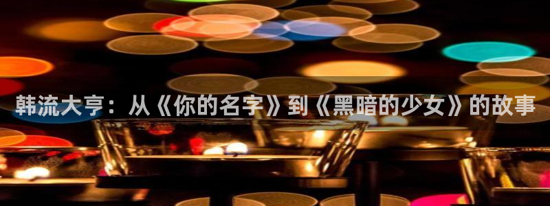 age动漫版官方下载：韩流大亨：从《你的名字》到《黑暗的少女》的故事